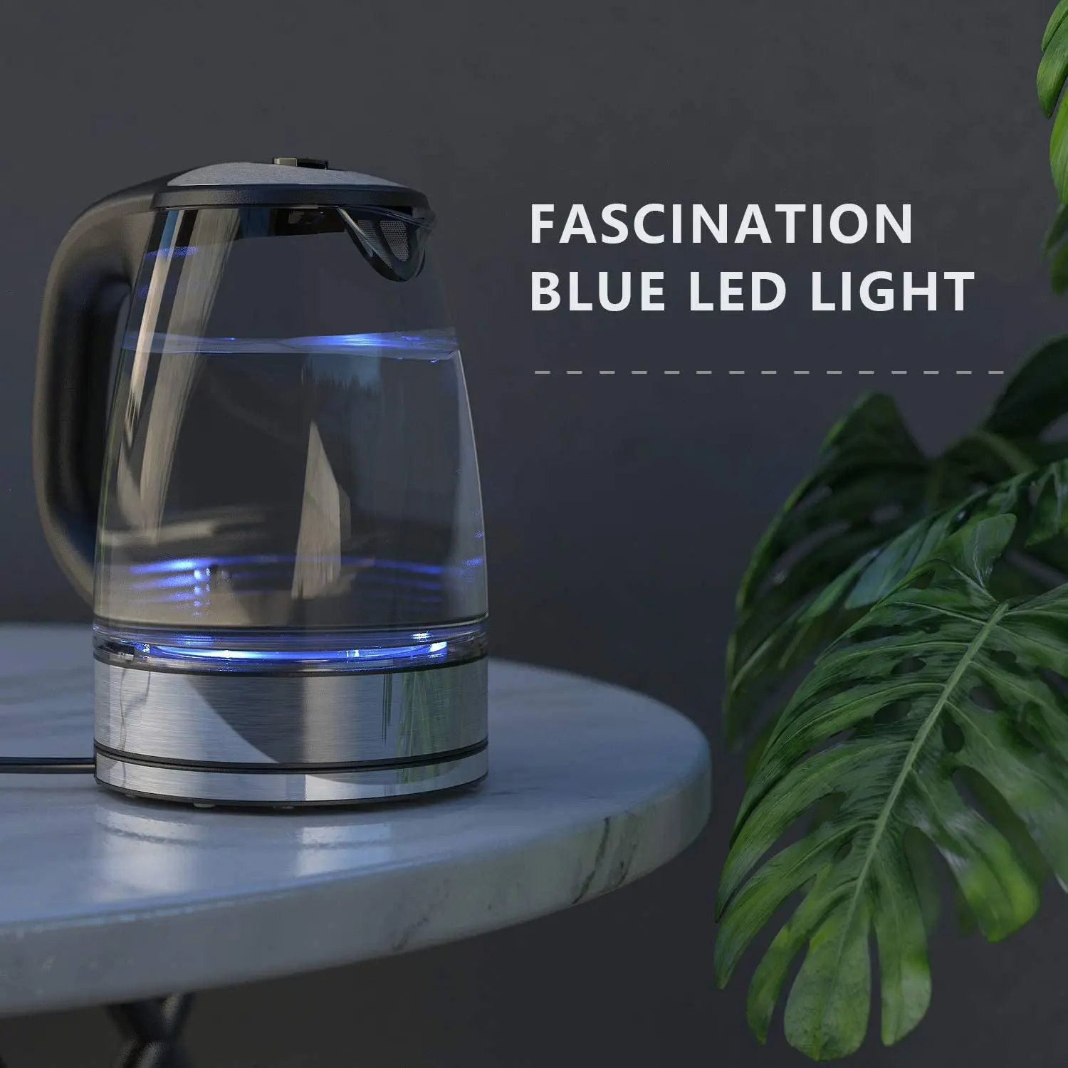 DEVISIB Electric Glass Kettle, 2200W Fast Boiling, Temperature Control, 4-Hour Keep Warm, 2.0L Tea Kettle & Hot Water Boiler - Image 13
