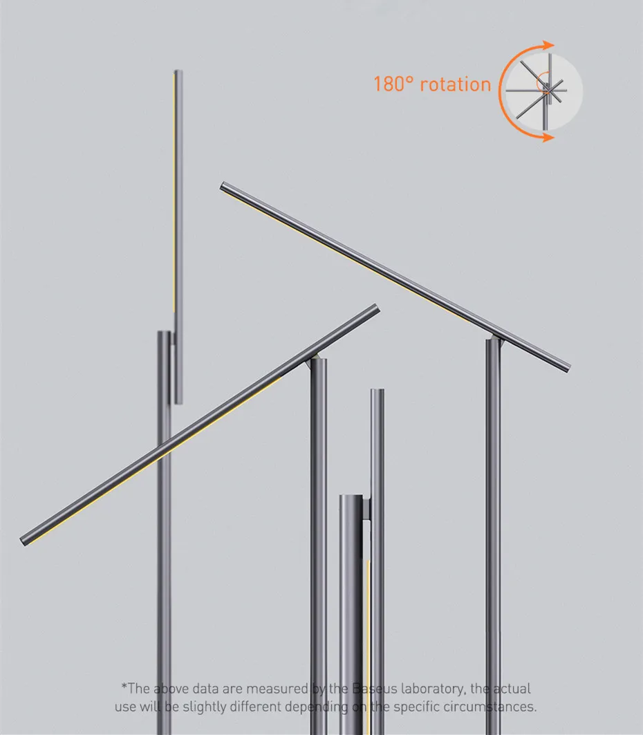 Baseus LED Desk Lamp Eye Protection Study Dimmable Office Light Foldable Table Lamp Smart Adaptive Brightness Bedside Read Lamp - Image 15