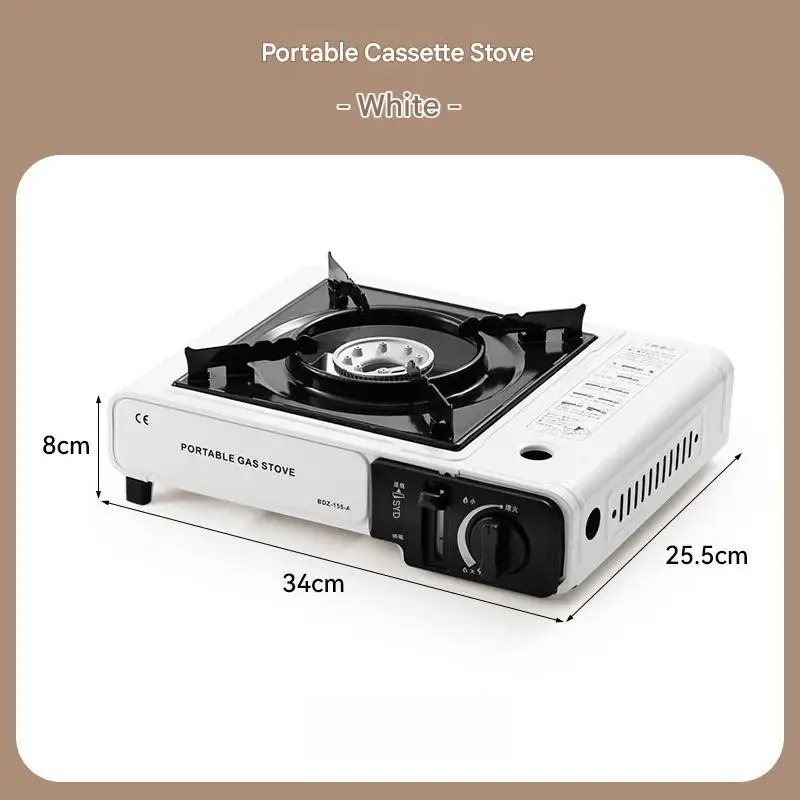 Portable Outdoor Gas Stove, Suitable for Camping, Barbecuing, Hiking, Backyard Cooking, and Home Use Windproof Ring Not Included - Image 6