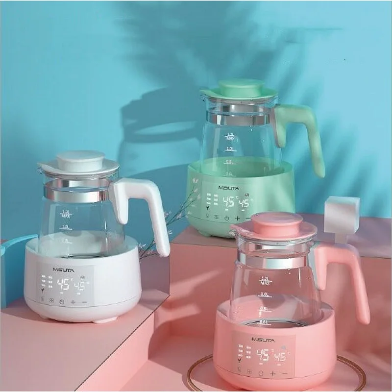 1200ml Smart Constant Temperature Milk Regulator Glass Kettle Baby Milk Powder Electric Kettle Multifunctional Milk Warmer 220V - Image 2