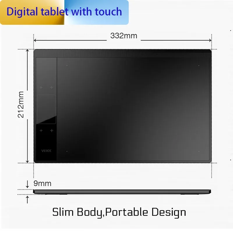 VEIKK A30 10 x6 inch Professional Graphics Drawing Tablet Type-C interface with 8192 Level Battery-Free for Digital Drawing Pad - Image 4