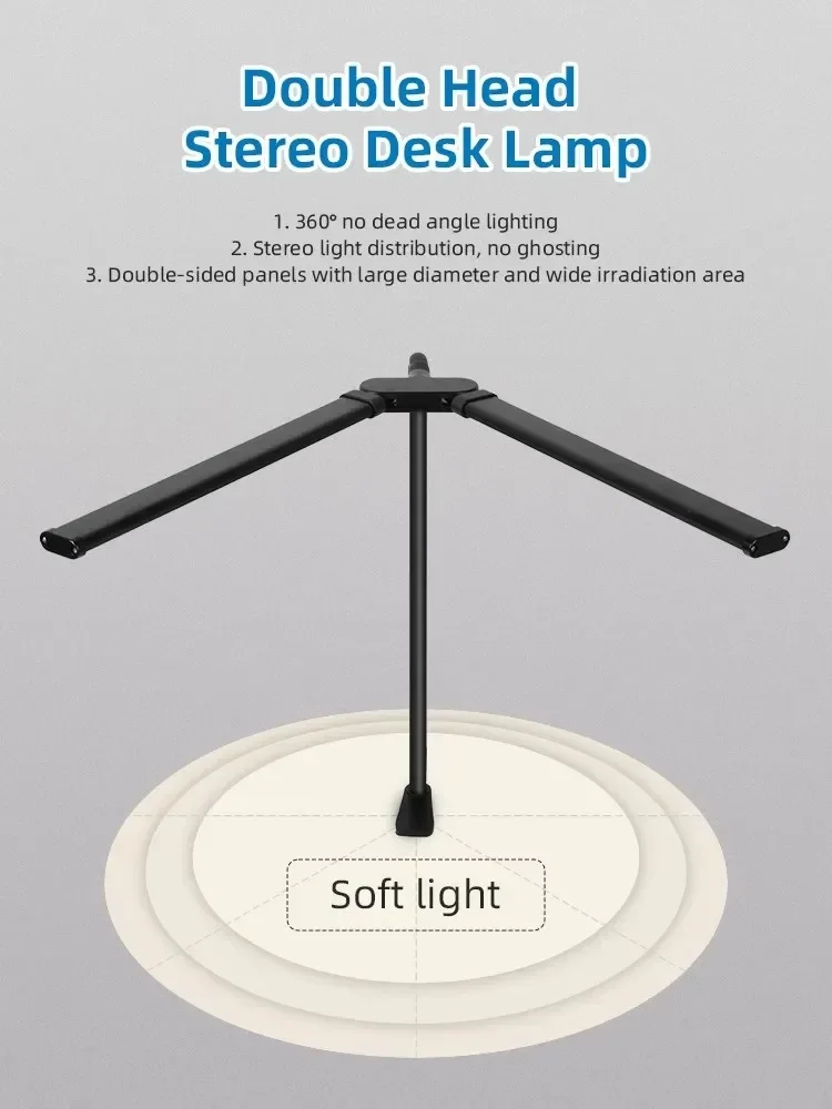 Double Single Head Led Clip Desk Lamp Dimmable Computer Table Lamps Monitor Light Architect Table Lamp for Office Reading Lights - Image 18