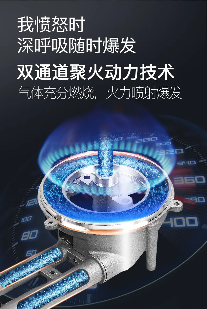 Single Burner Stainless Steel Built In Gas Cooktop Strong Flame Table Dual Use Household Kitchen Stove - Image 16