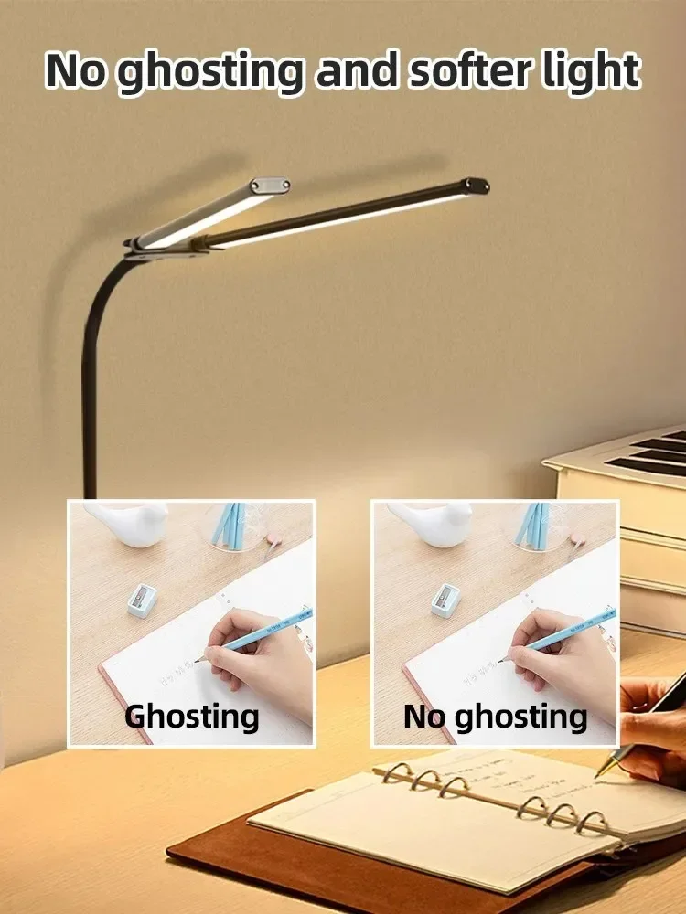 Double Single Head Led Clip Desk Lamp Dimmable Computer Table Lamps Monitor Light Architect Table Lamp for Office Reading Lights - Image 19