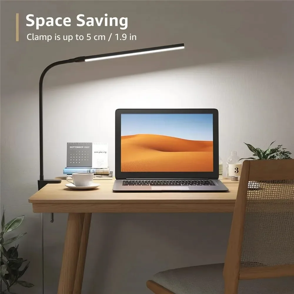 Double Single Head Led Clip Desk Lamp Dimmable Computer Table Lamps Monitor Light Architect Table Lamp for Office Reading Lights - Image 28