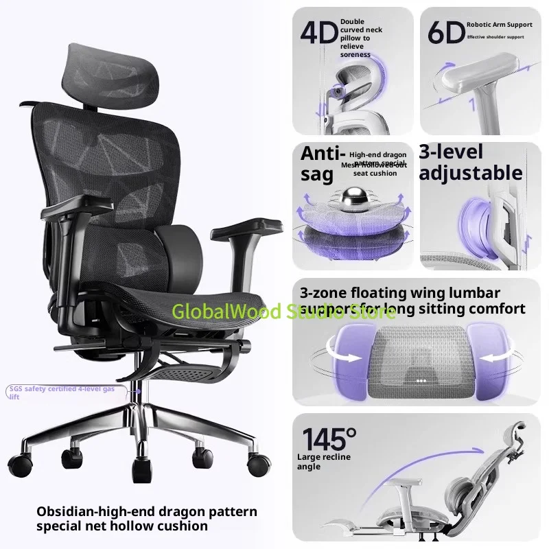 Gaming Chiar Homcom Office Footrest Ardor Gamers Chairs for Living Room Luxury Chair With Wheels Gamer Chair Ergonomic Sihoo