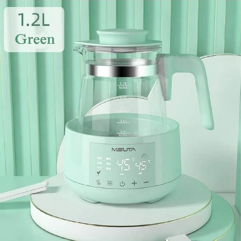 1200ml Smart Constant Temperature Milk Regulator Glass Kettle Baby Milk Powder Electric Kettle Multifunctional Milk Warmer 220V - Image 8