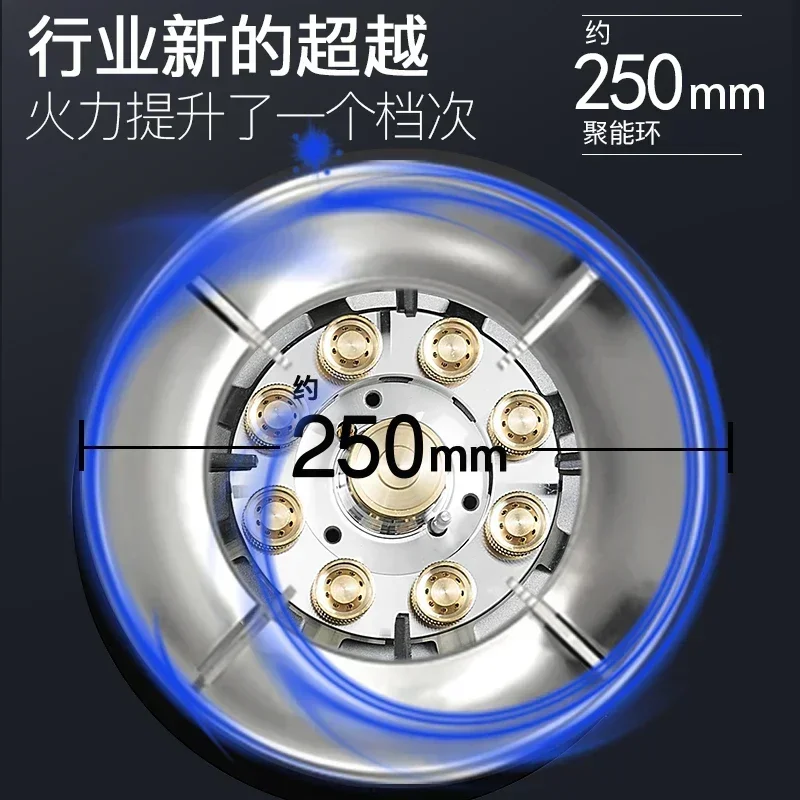 Single Burner Stainless Steel Built In Gas Cooktop Strong Flame Table Dual Use Household Kitchen Stove - Image 3