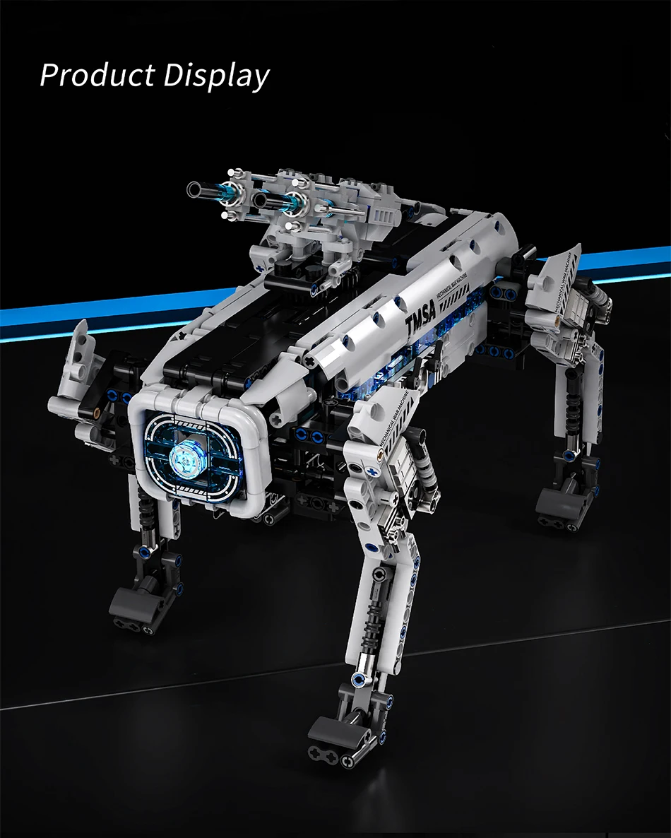 Technical STEM Programming Robot War Dog Building Blocks City Remote Control Motor Robot MOC Bricks Education Toys Children Gift - Image 18