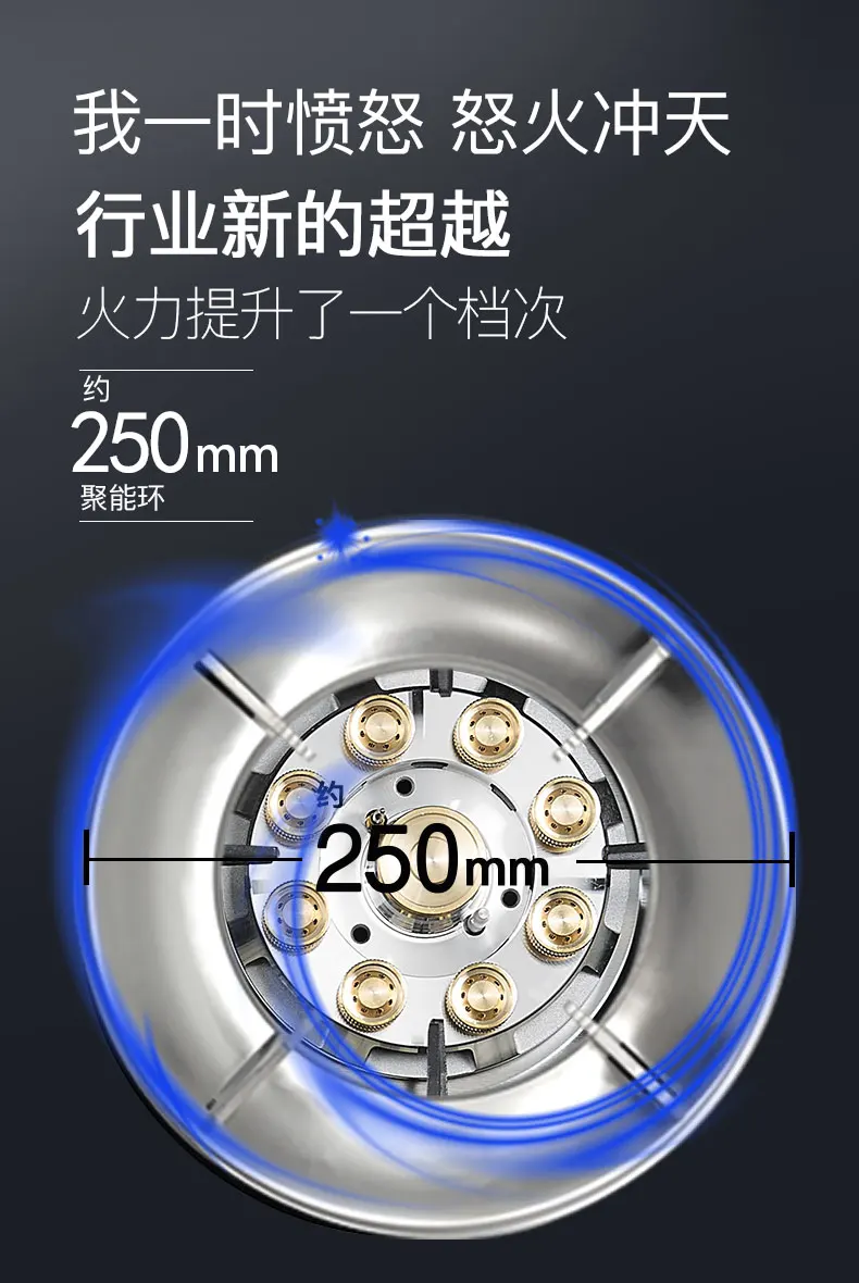 Single Burner Stainless Steel Built In Gas Cooktop Strong Flame Table Dual Use Household Kitchen Stove - Image 18
