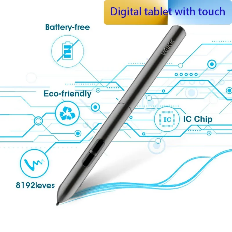 VEIKK A30 10 x6 inch Professional Graphics Drawing Tablet Type-C interface with 8192 Level Battery-Free for Digital Drawing Pad - Image 3